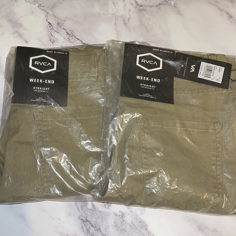 🔥RVCA MEN'S WEEKEND 5-POCKET PANT NWT - Picture 6 of 6